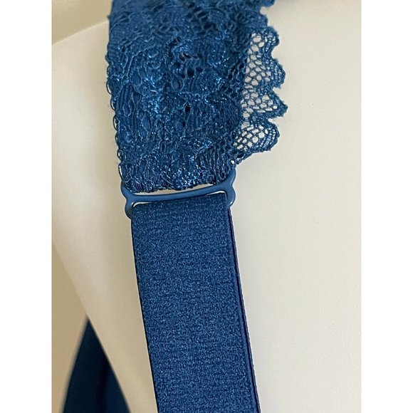 NWOT.Secret treasures.Women lace bra,‎ blue color size 1X - Picture 6 of 12